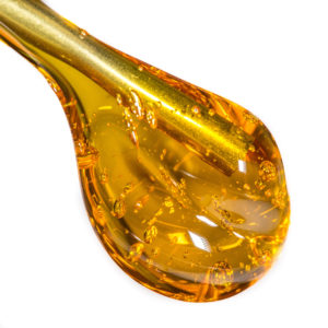 Optically clear THC distillate