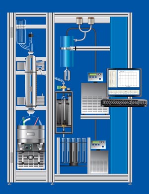 Chưng cất dầu thô ASTM D2892 D5236 hoàn toàn tự động