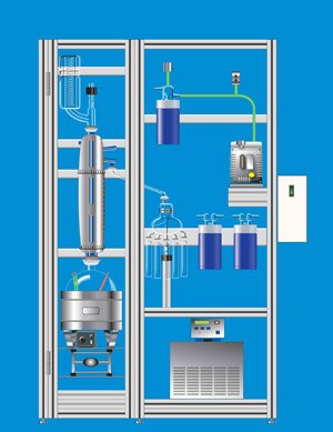 Semi-automatic ASTM D2892 D5236 Crude Oil Distillation